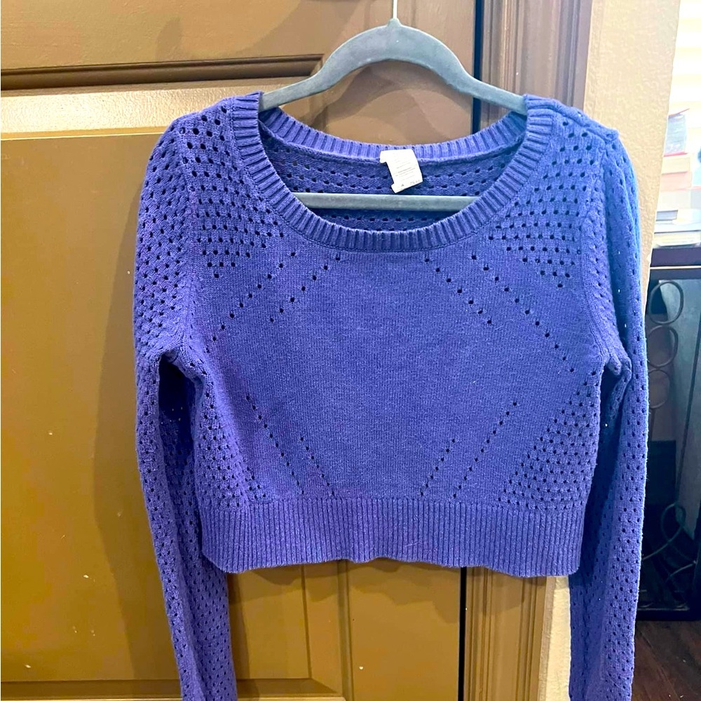 Ivivva by Lululemon cropped sweater size 10